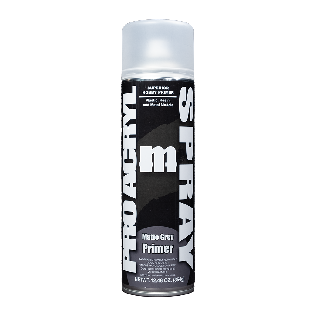 Monument Hobbies MPAR-P05 - Pro Acryl Spray Matte Grey Primer (500ml)