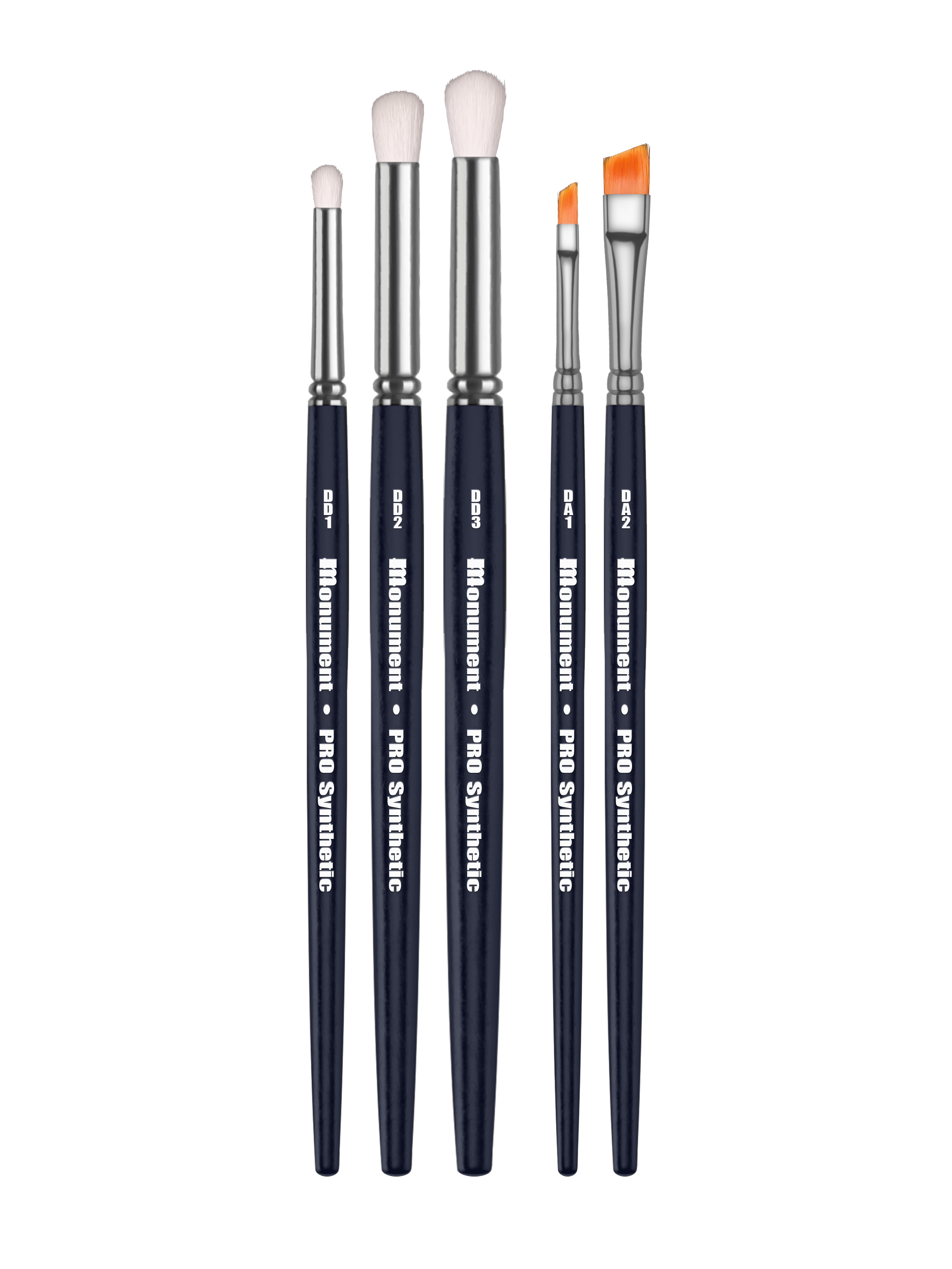 Monument Hobbies PRO-SYN-DBSET - Pro Synthetic Drybrush 5 Brush Set