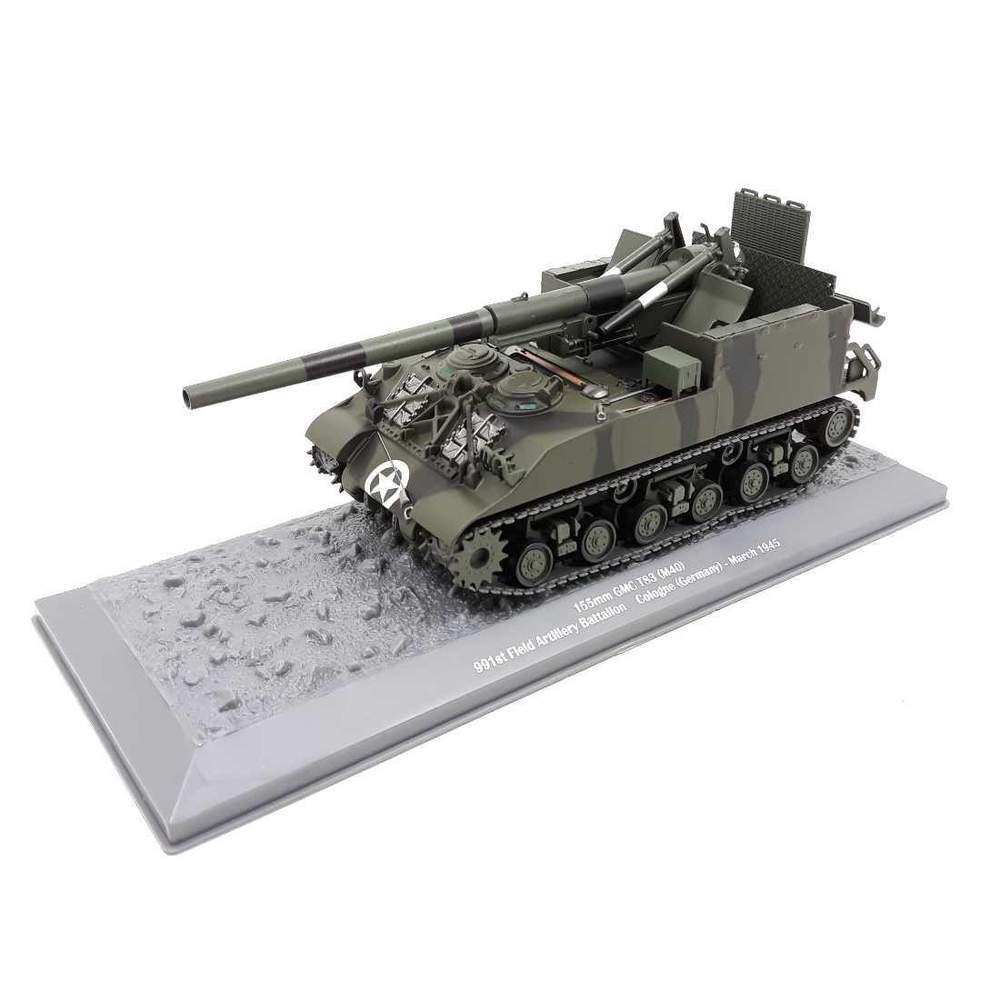 Militaria 24220-45 - M40 155mm Gun Motor Carriage - 991st Field Artillery Battalion, Germany - March 1945 - 1/43 Scale