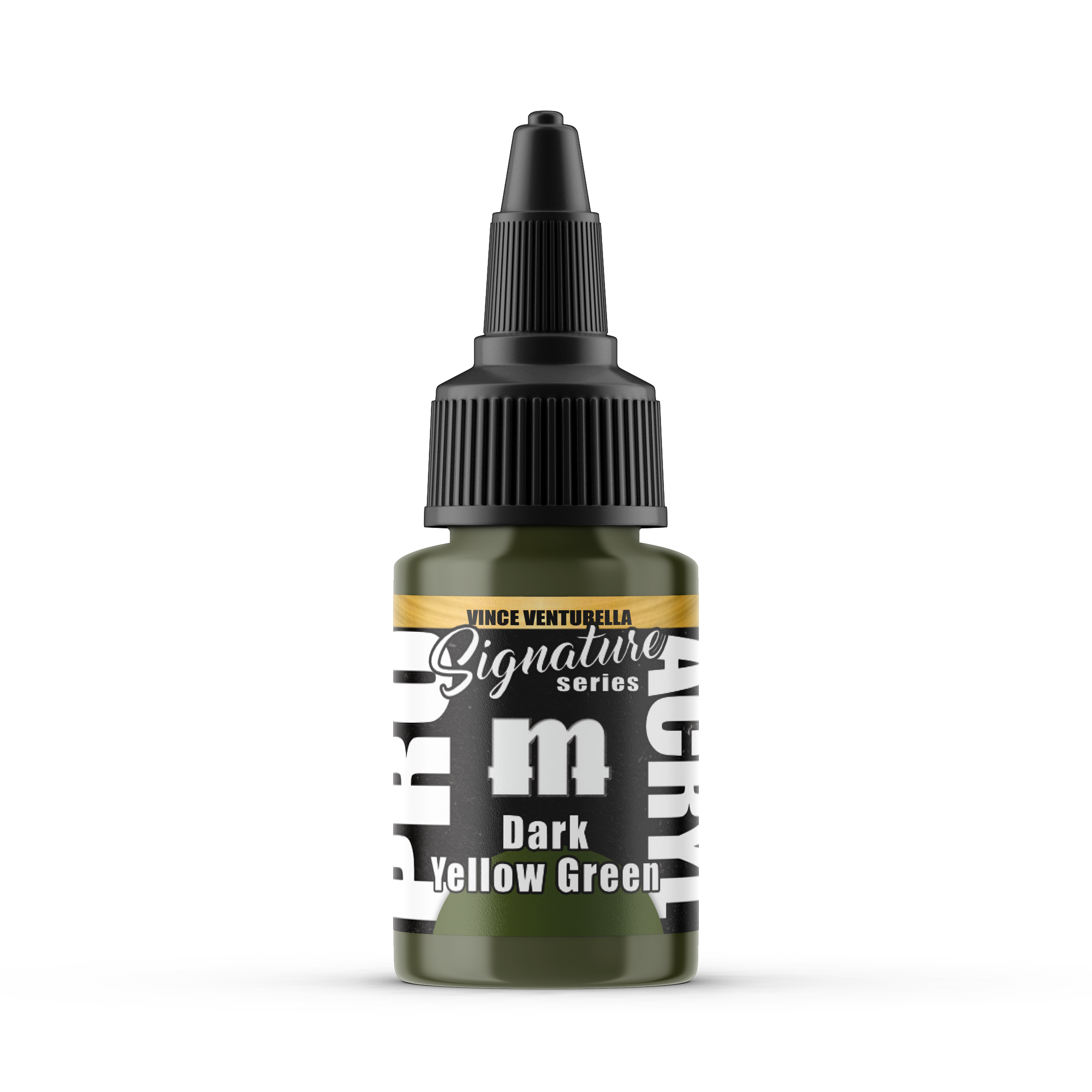 Monument Hobbies MPA-S06 - Pro Acryl Signature Series Vince Venturella Dark Yellow Green (22ml)