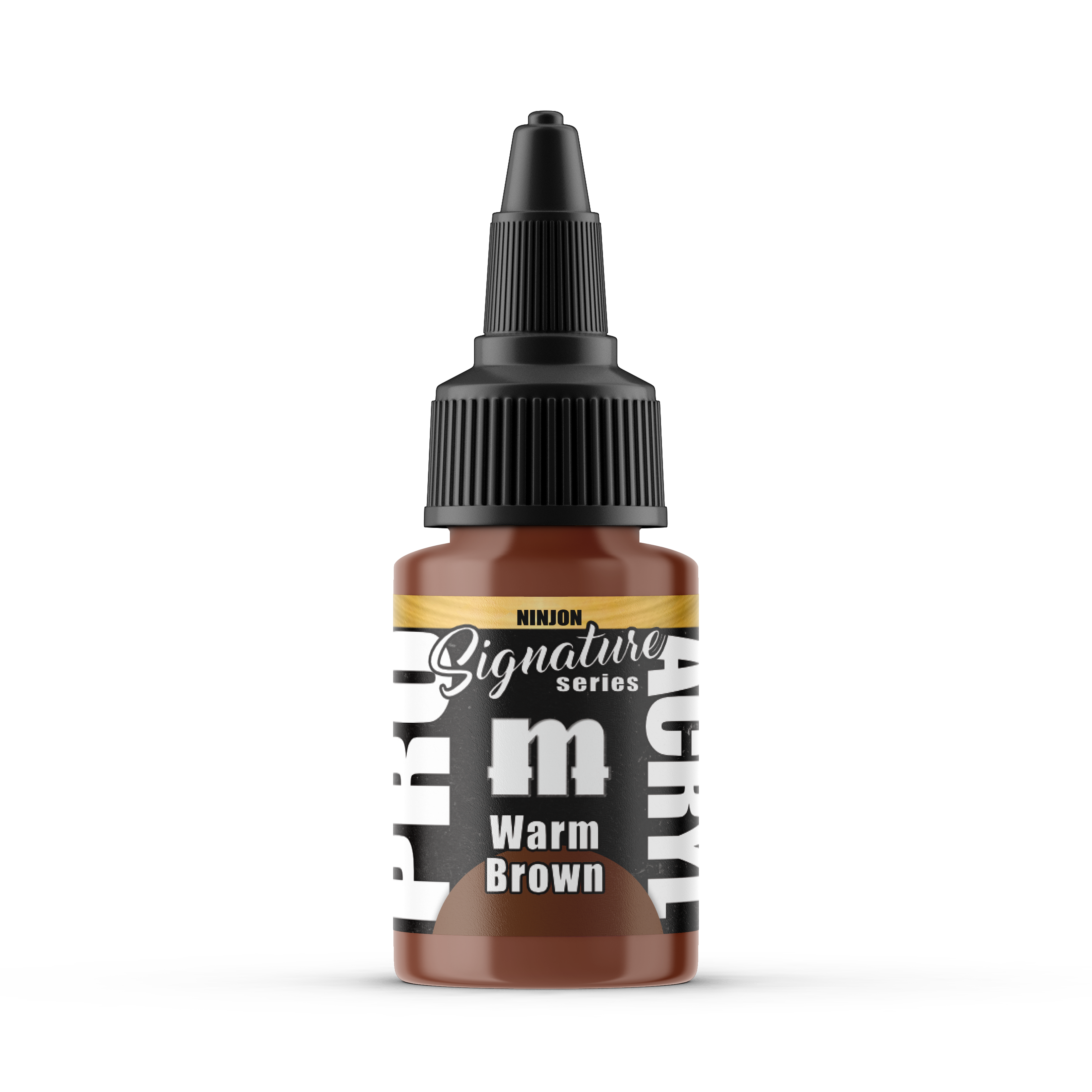 Monument Hobbies MPA-S09 - Pro Acryl Signature Series Ninjon Warm Brown (22ml)