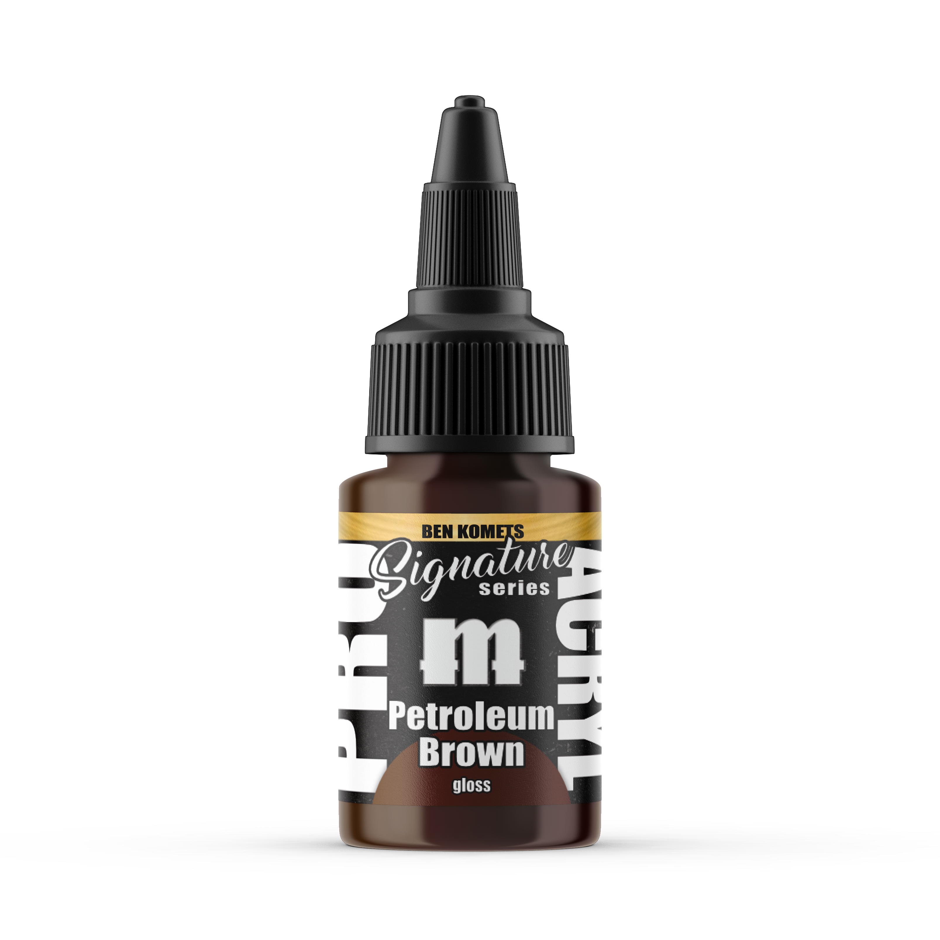 Monument Hobbies MPA-S14 - Pro Acryl Signature Series Ben Komets Petroleum Brown (22ml)