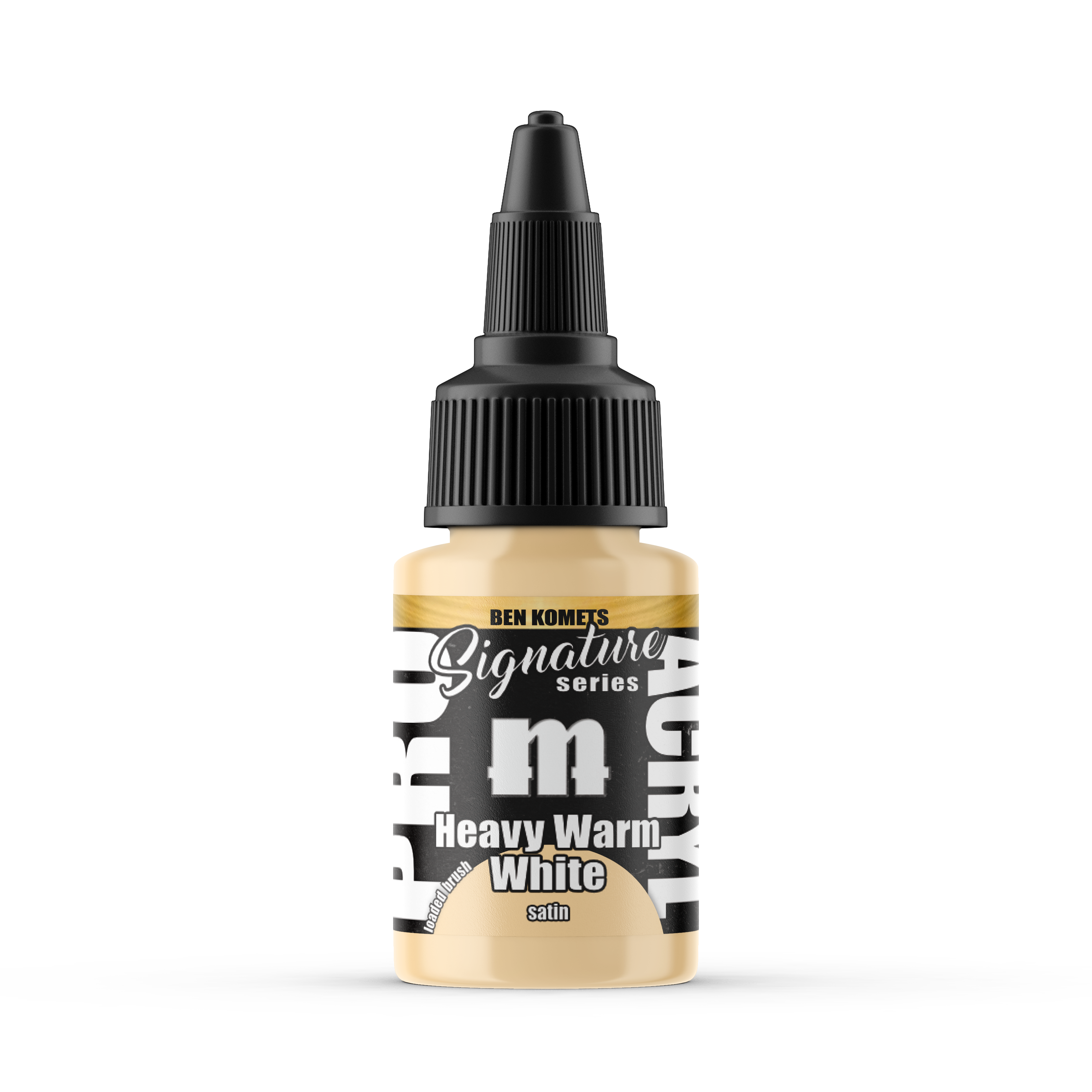 Monument Hobbies MPA-S18 - Pro Acryl Signature Series Ben Komets Heavy Warm White (22ml)