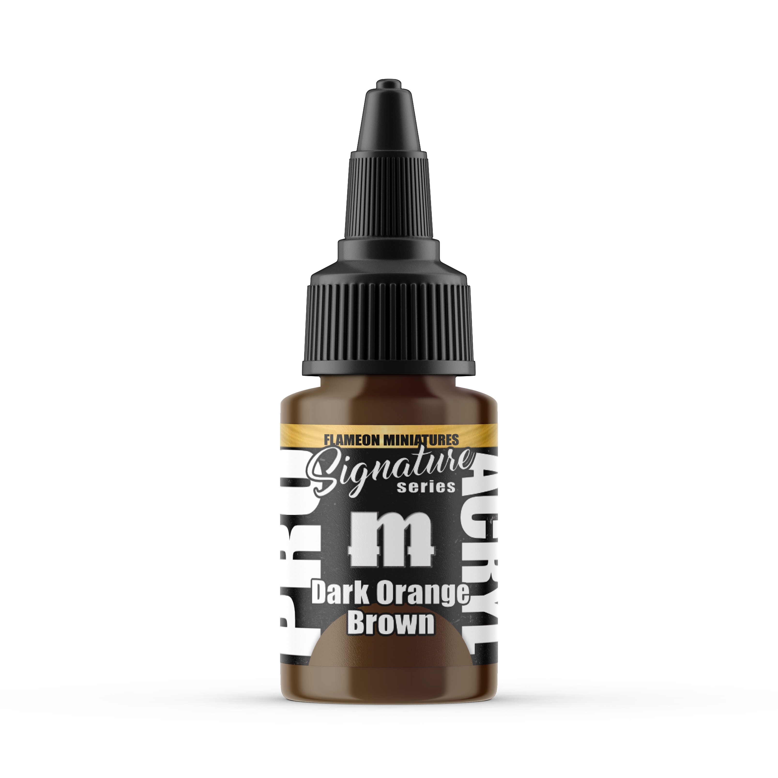 Monument Hobbies MPA-S26 - Pro Acryl Signature Series Flameon Dark Orange Brown (22ml)