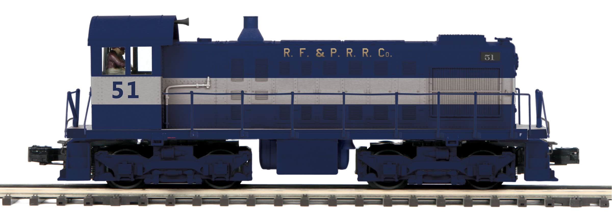 MTH 20-21180-1 Richmond, Fredericksburg & Potomac #51 Alco S-2 Switcher Diesel Engine-Second hand-M5191