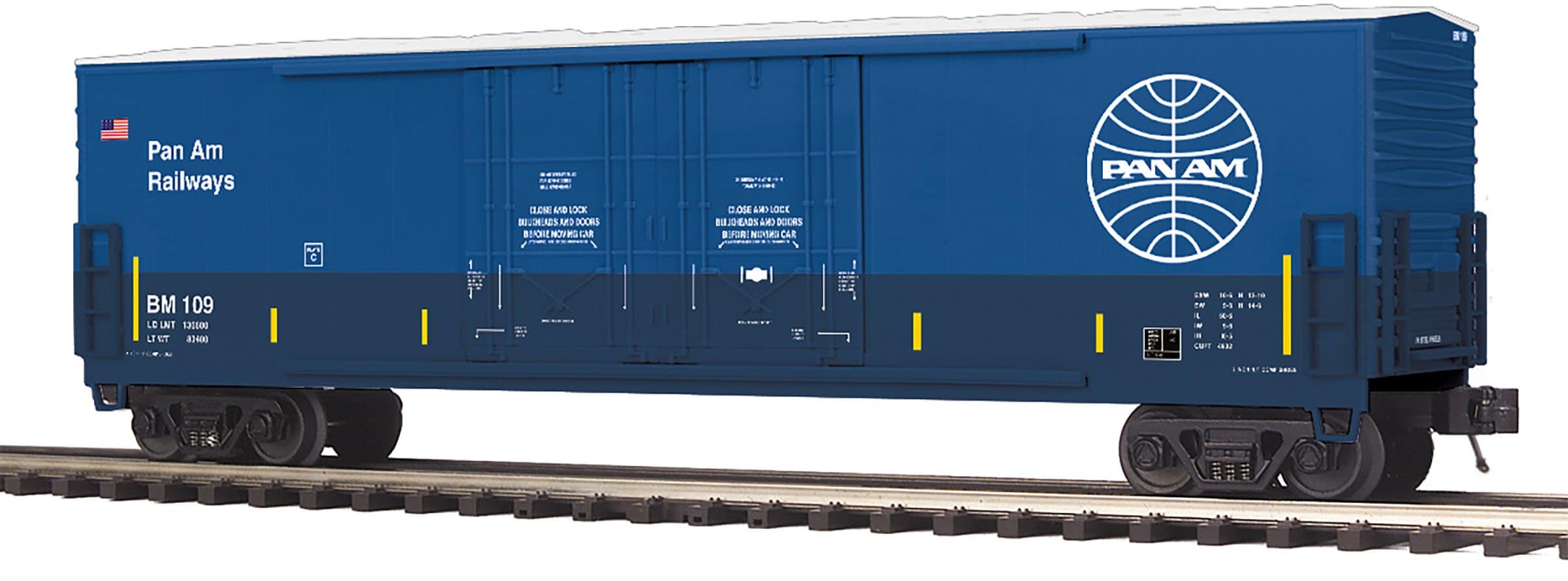 MTH 20-93867 Boston & Maine 50' Dbl. Door Plugged Boxcar-Second hand-M5142