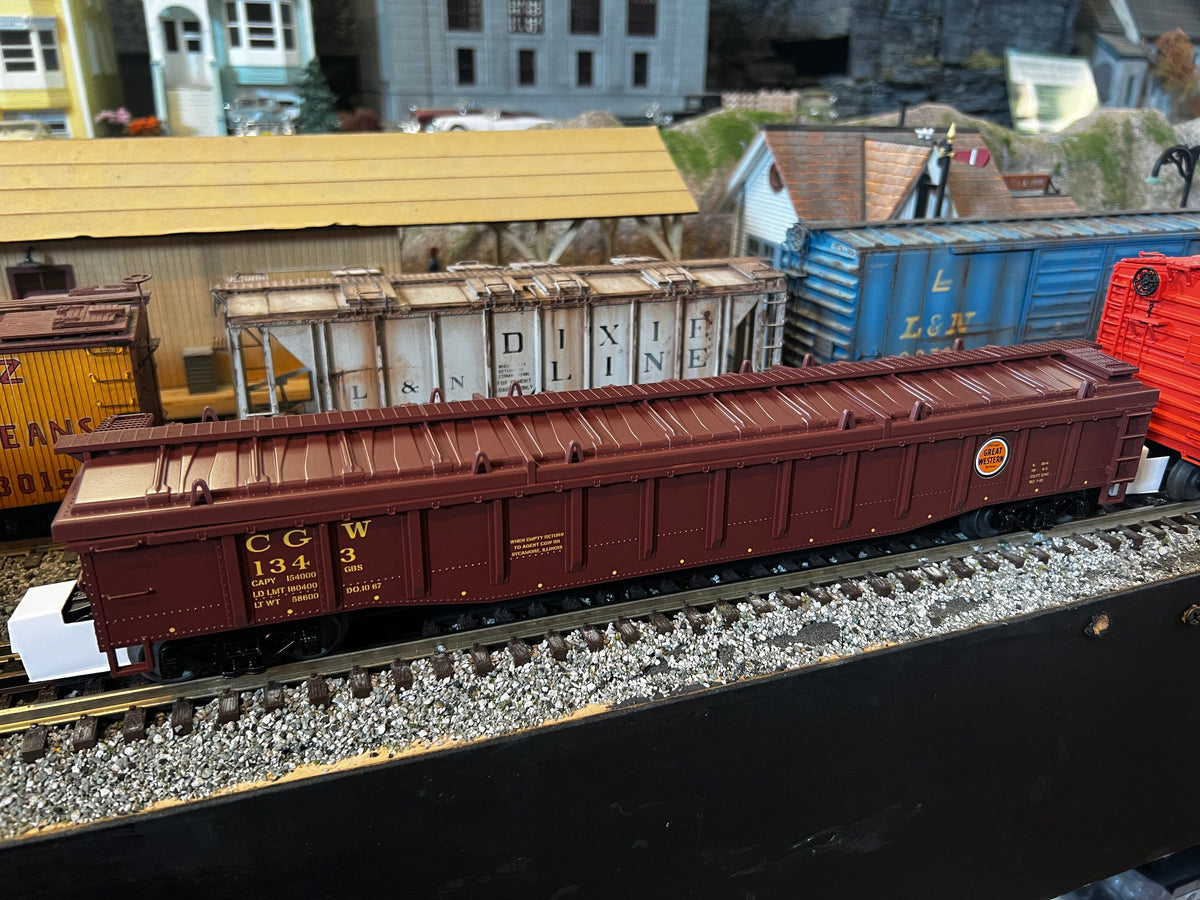 MTH 20-95546 - Premier - Gondola Car "Chicago Great Western" #1341 w/ Cover - Custom Run for Berwyn’s - MrMuffin'sTrains