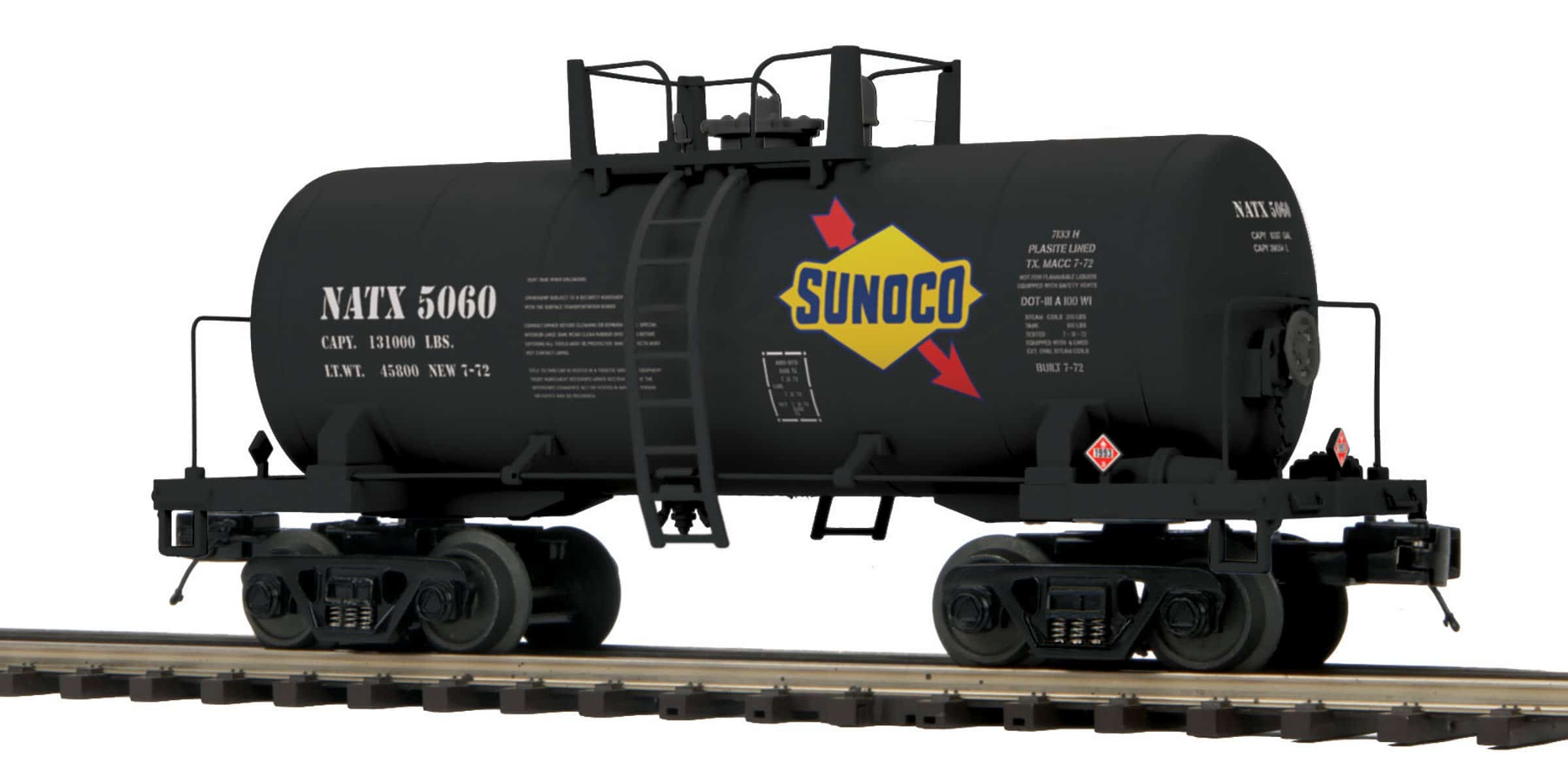 MTH 20-96749 Sunoco 8000 Gallon Tank Car-2 Car Set-Second hand-M5363