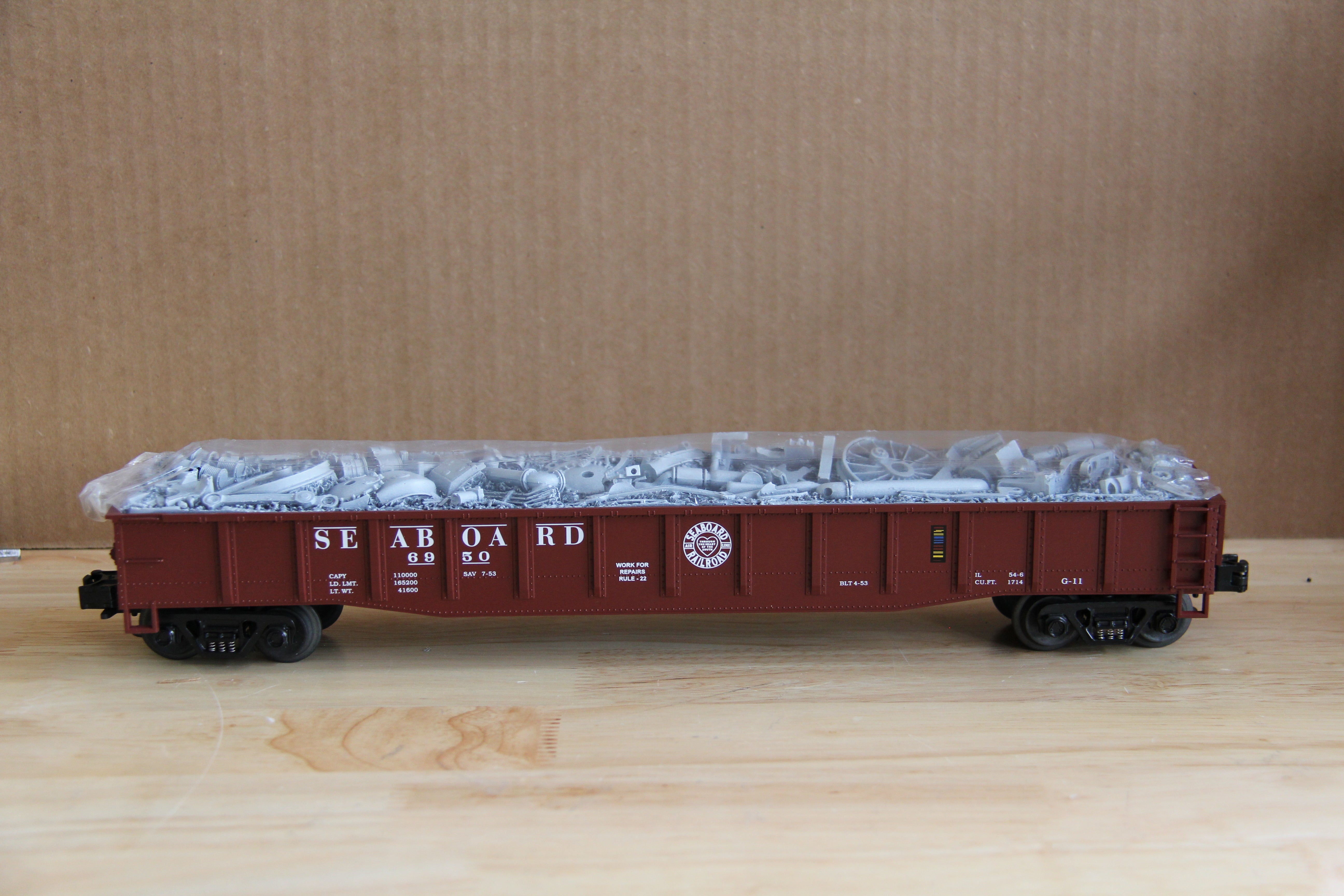 MTH 20-98006 Seaboard Gondola with Junk load-Second hand-M2111