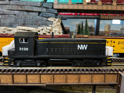 MTH 30-209NW - RailKing - SW-8/SW-9 Switcher Diesel Engine "Norfolk & Western" #3129 w/ PS3 - Custom by Harry Hieke - MrMuffin'sTrains