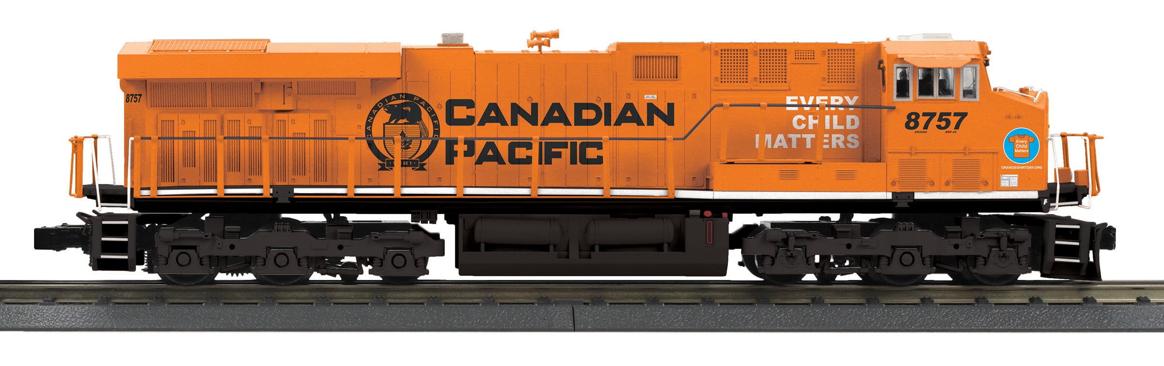 MTH 30-21160-1 - ES44AC Imperial Diesel Engine "Canadian Pacific" #8757 w/ PS3