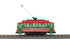 MTH 30-5227 - Bump-n-Go Trolley "Christmas" #1225 w/ LED Lights
