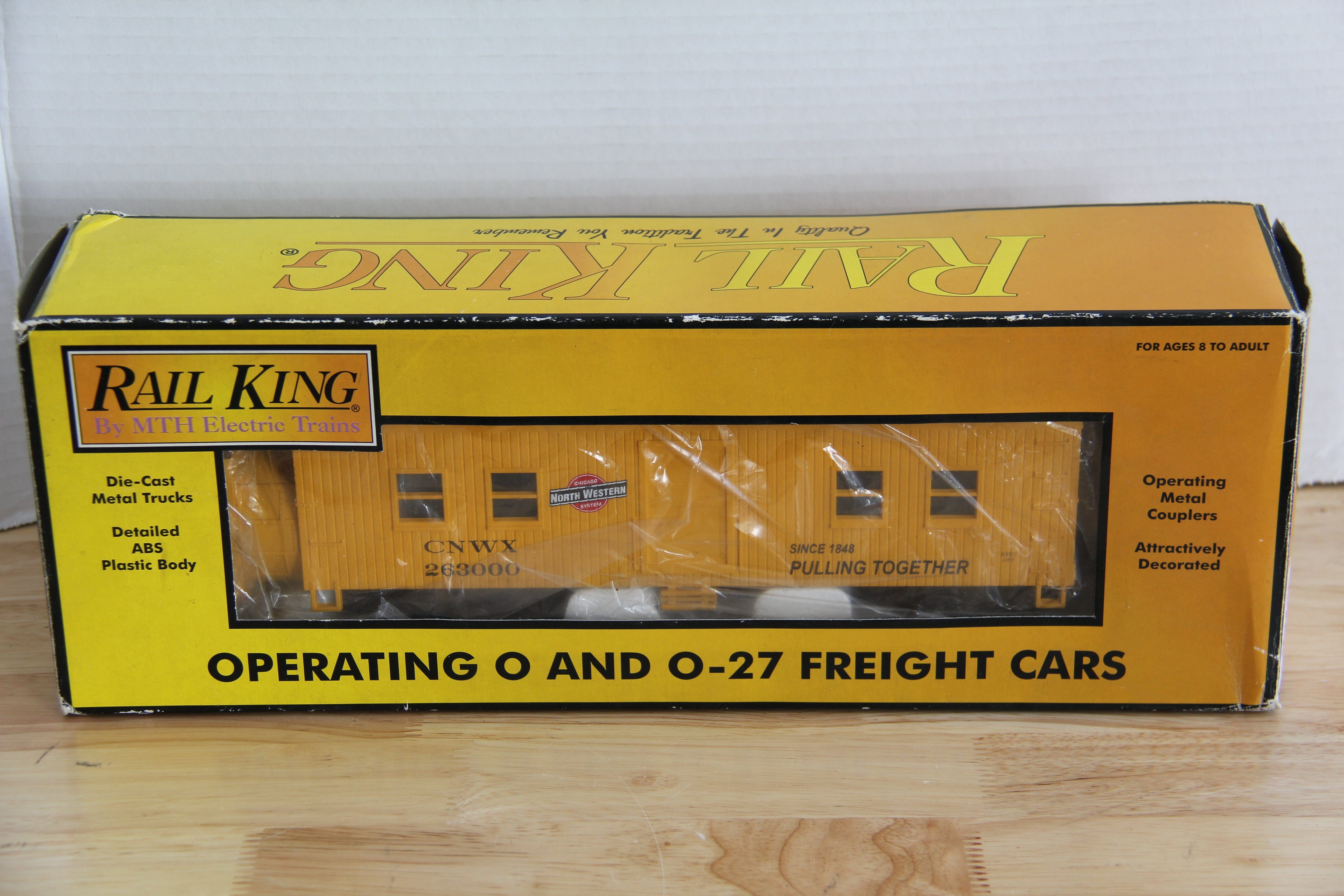 MTH 30-7921 Rail King Chicago Northwestern Rotary Snow Plow-Second hand-M2130
