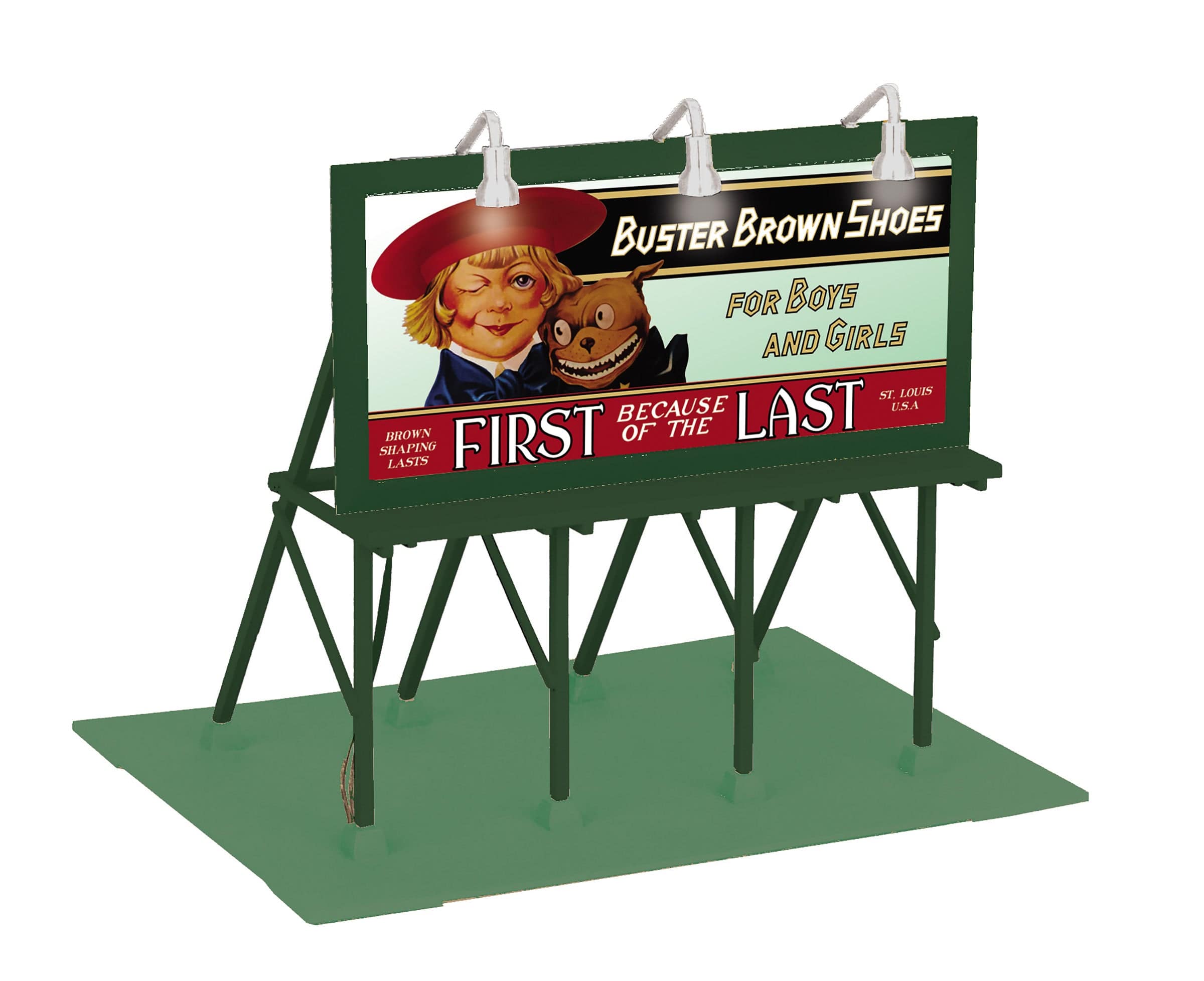 MTH 30-90645 - Lighted Billboard "Buster Brown Shoes"