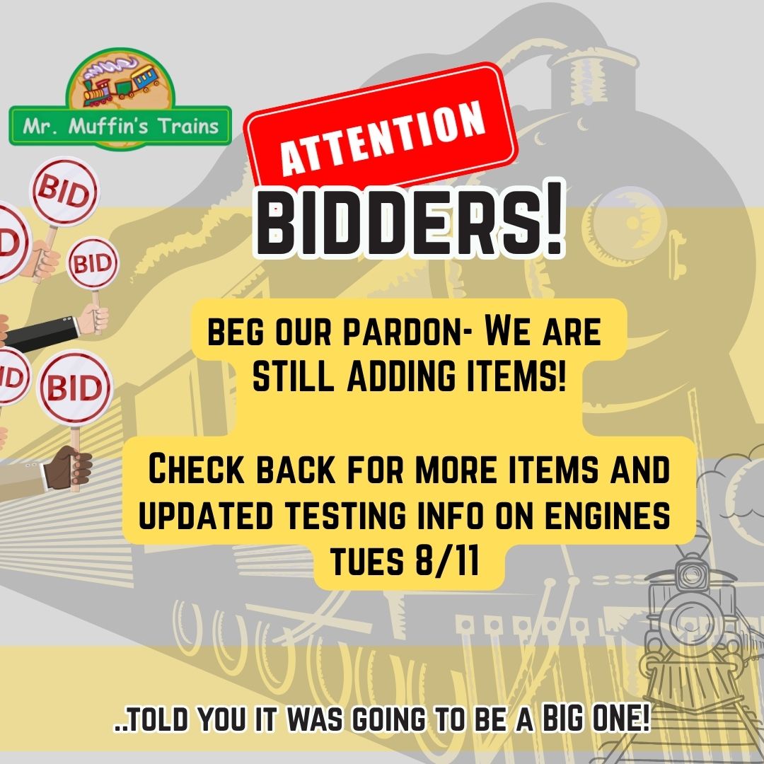 IMPORTANT AUGUST AUCTION INFO! Please Read-Second hand-M002