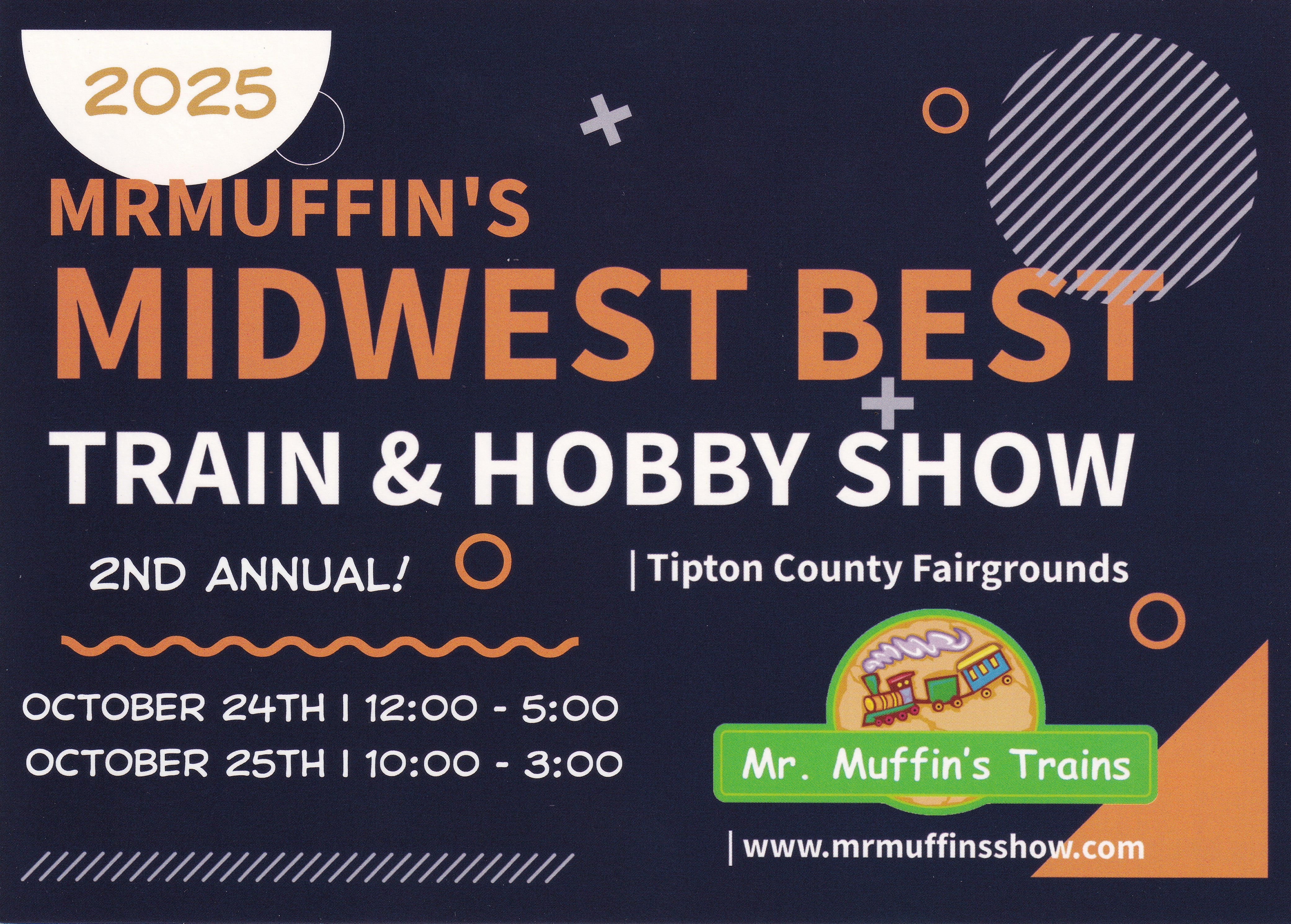 MrMuffin's Midwest Best Train & Hobby Show October 2025 - Exhibitors Sign Up
