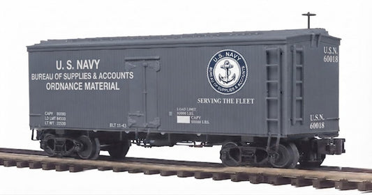 MTH USN1 - Milk Car "U.S. Navy" #18660 - Custom Run for MrMuffin'sTrains