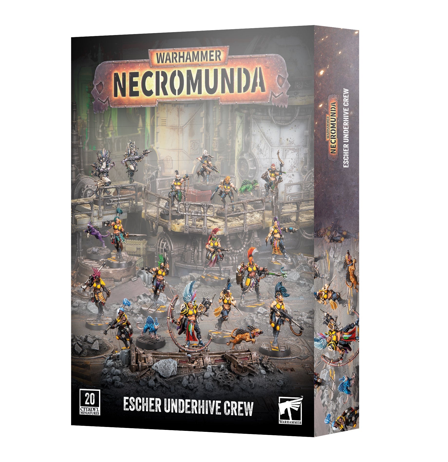 Games Workshop 301-71 - Necromunda - Escher Underhive Crew