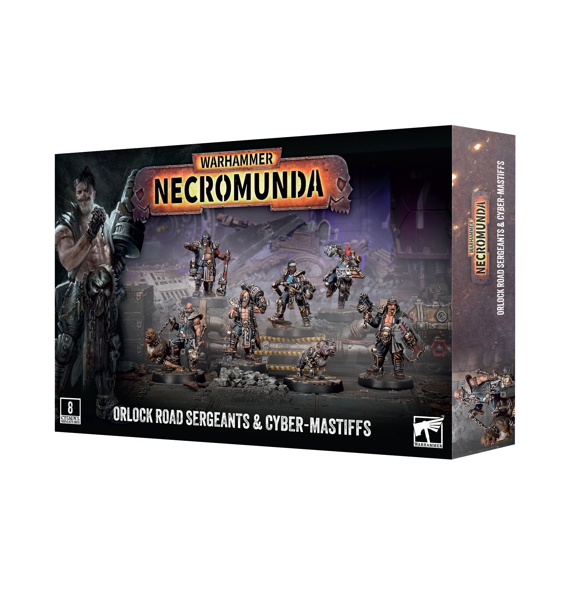 Games Workshop 301-87 - Necromunda - Orlock Road Sergeants & Cyber-Mastiffs