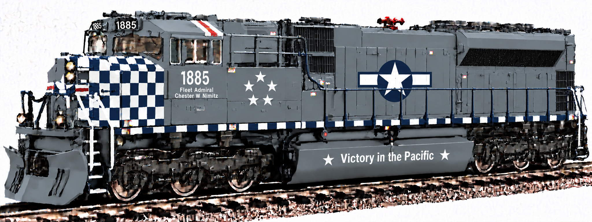 Lionel 27335USN - Legacy - SD70M Diesel Locomotive "U.S. Navy" #1885 (Nimitz) - Custom Run for MrMuffin'sTrains