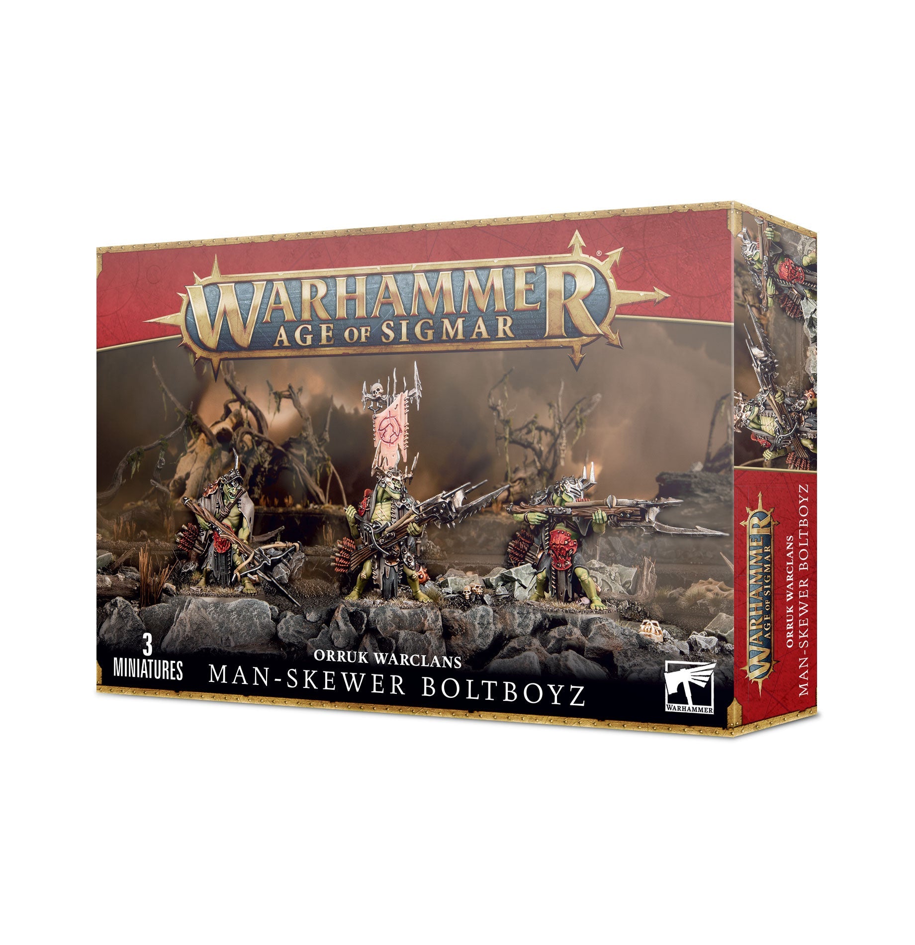 Games Workshop 89-67 - Age of Sigmar - Orruk Warclans: Man-Skewer Boltboyz