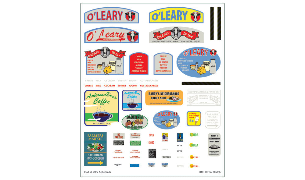 Woodland Scenics HO PF5185 - O'Leary Dairy Distribution Kit