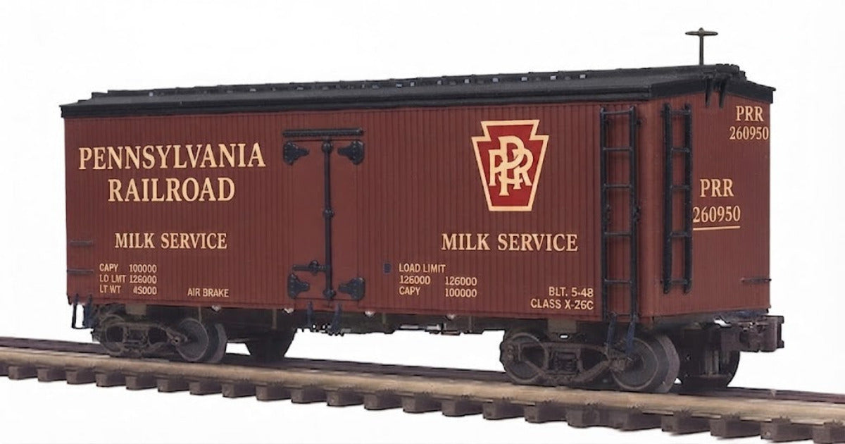Lionel 27260PRR2 - Milk Car "MrMuffin'sTrains" #260950 - Custom Run for MrMuffin'sTrains