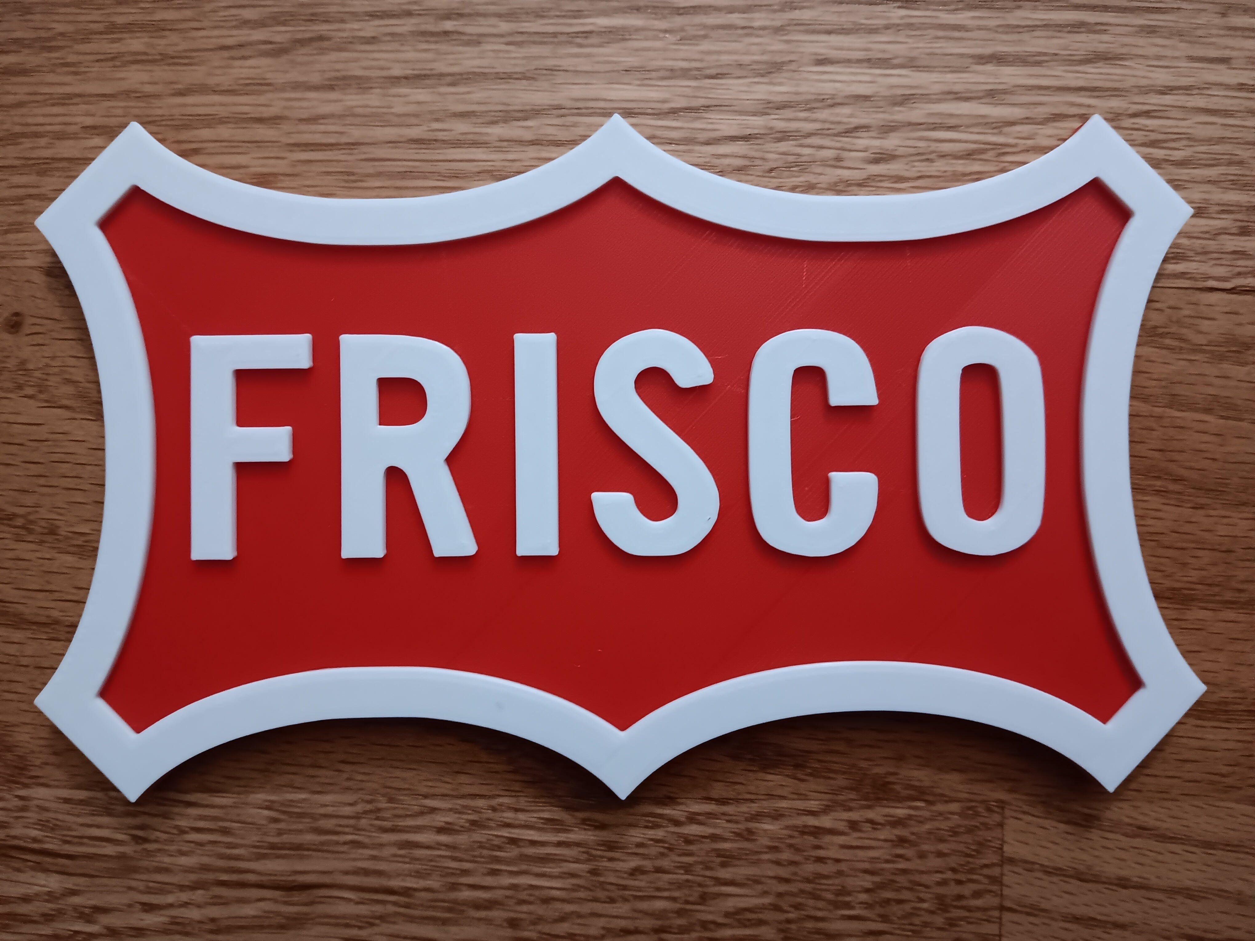 Trackside 3D #23 - 3D Printed Railroad Signs "Frisco"