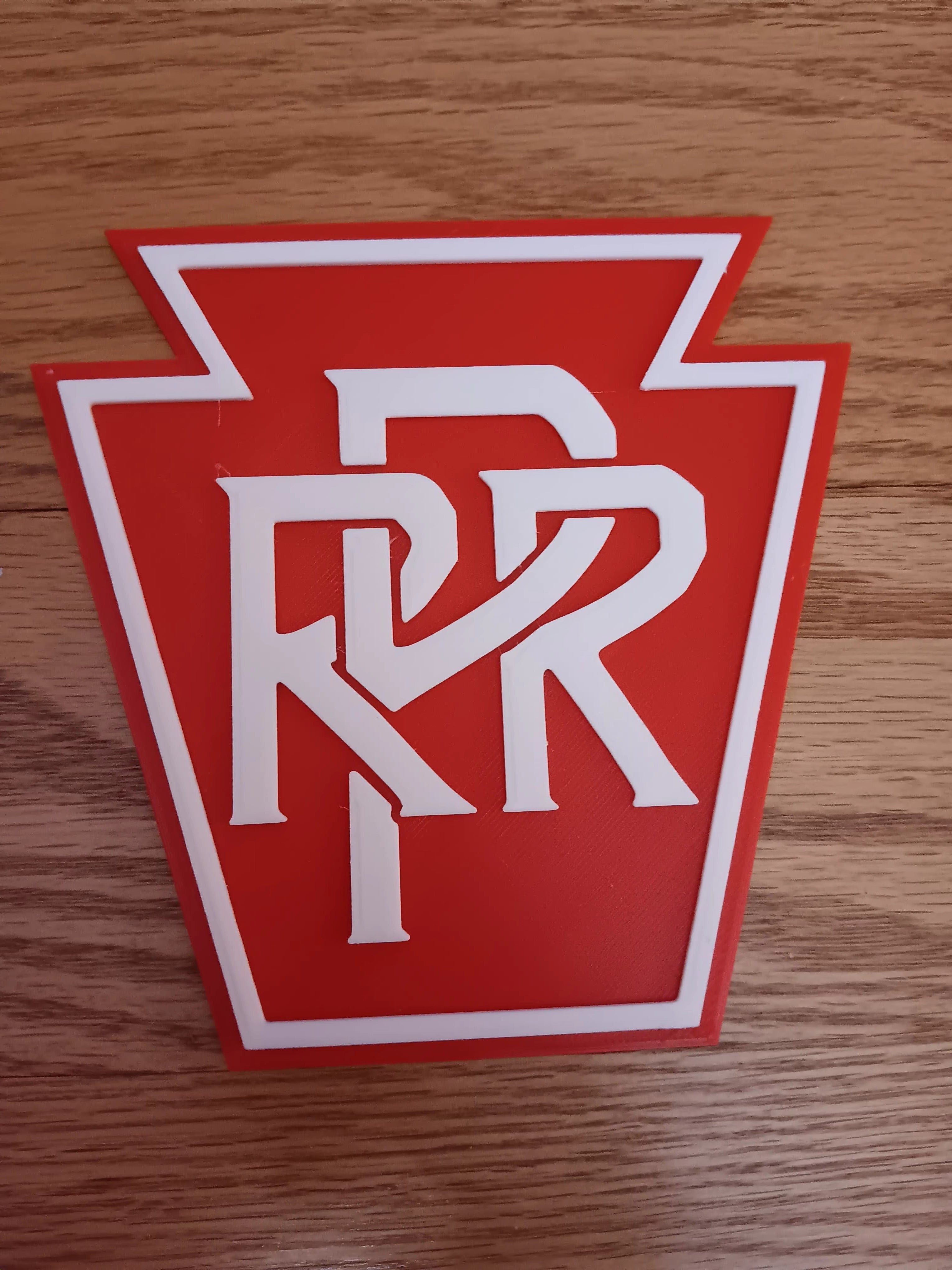 Trackside 3D #29 - 3D Printed Railroad Signs "PRR"