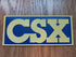 Trackside 3D #34 - 3D Printed Railroad Signs "CSX"