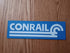 Trackside 3D 38 - 3D Printed Railroad Signs "Conrail"