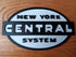 Trackside 3D 3 - 3D Printed Railroad Signs "New York Central System"