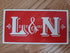 Trackside 3D 5 - 3D Printed Railroad Signs "L&N"