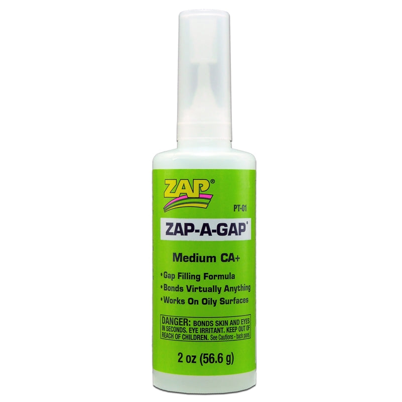 Zap-A-Gap PT-01 - Zap-A-Gap Medium CA+ (2 Oz) Green Label