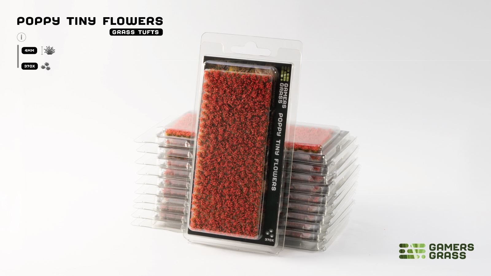 Gamers Grass GGFS-POP - Poppy Tiny Flowers