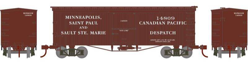 Athearn HO 2354 - Roundhouse - 36' Old Time Box Car "SOO Line" #14809