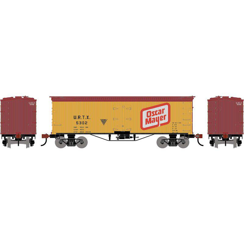 Athearn HO 3030 - Roundhouse - 36' Wooden Reefer "Oscar Mayer" #5302