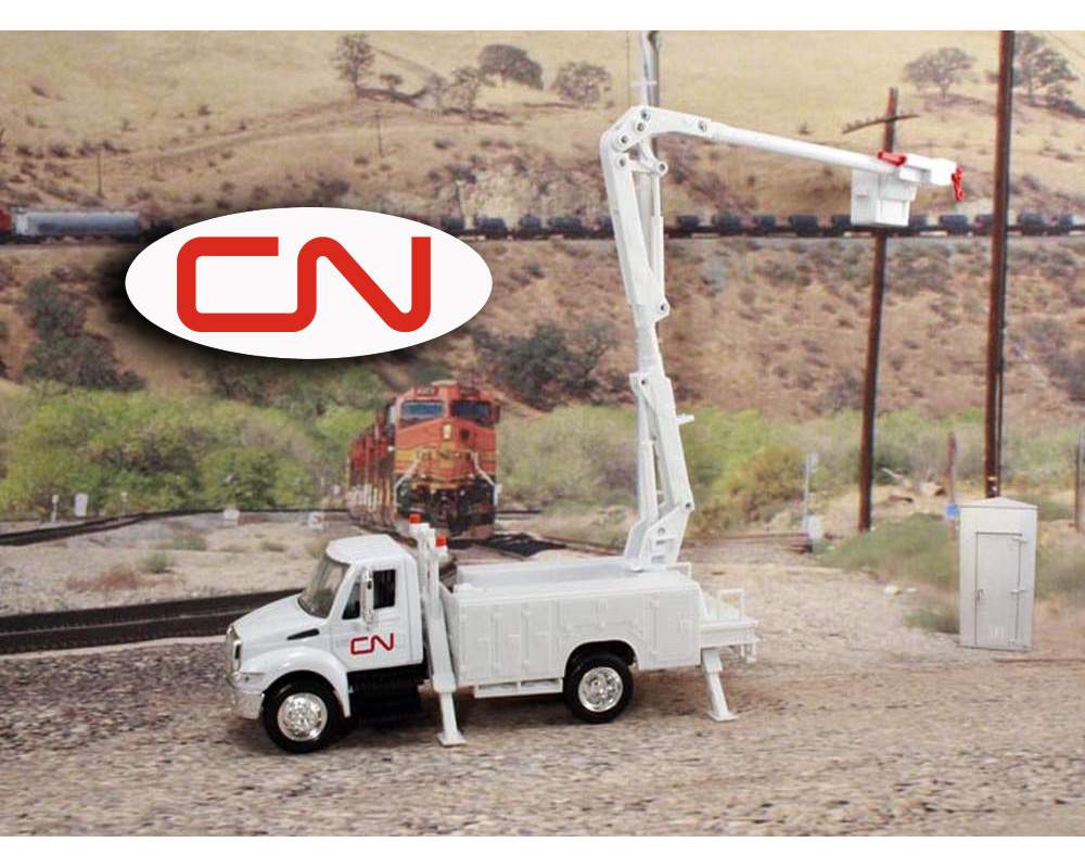 Railyard Truck Series - International Bucket Truck "Canadian National" 1/43 Diecast Car