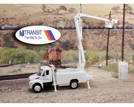 Railyard Truck Series - International Bucket Truck "New Jersey Transit" 1/43 Diecast Car