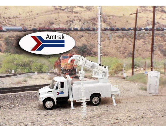 Railyard Truck Series - International Auger Truck "Amtrak" 1/43 Diecast Car