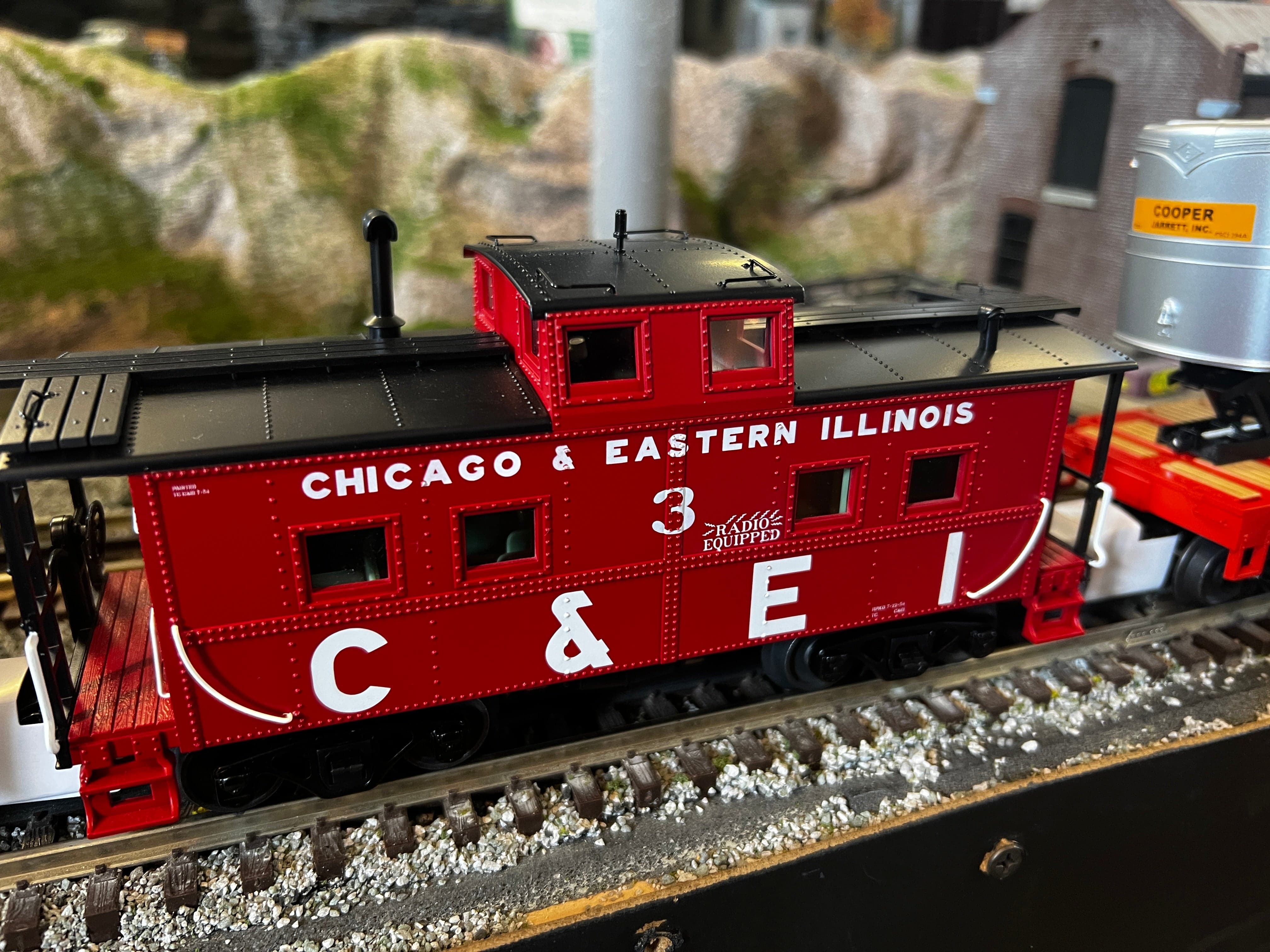 MTH 20-91723 - Steel Caboose (Center Cupola) "Chicago Eastern Illinois" #1 - Custom Run for Berwyn’s