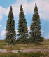 Scenic Express HK2055 - 7¾"- 8½" Flocked Pine Assortment (16 Pack)