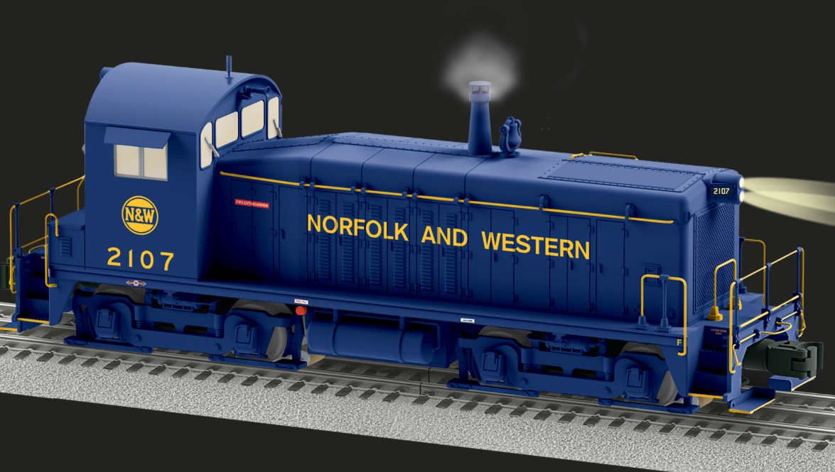 Lionel 2433994 - Legacy SW8 Diesel Locomotive "Norfolk & Western" #2107 - Custom Run for MrMuffin'sTrains