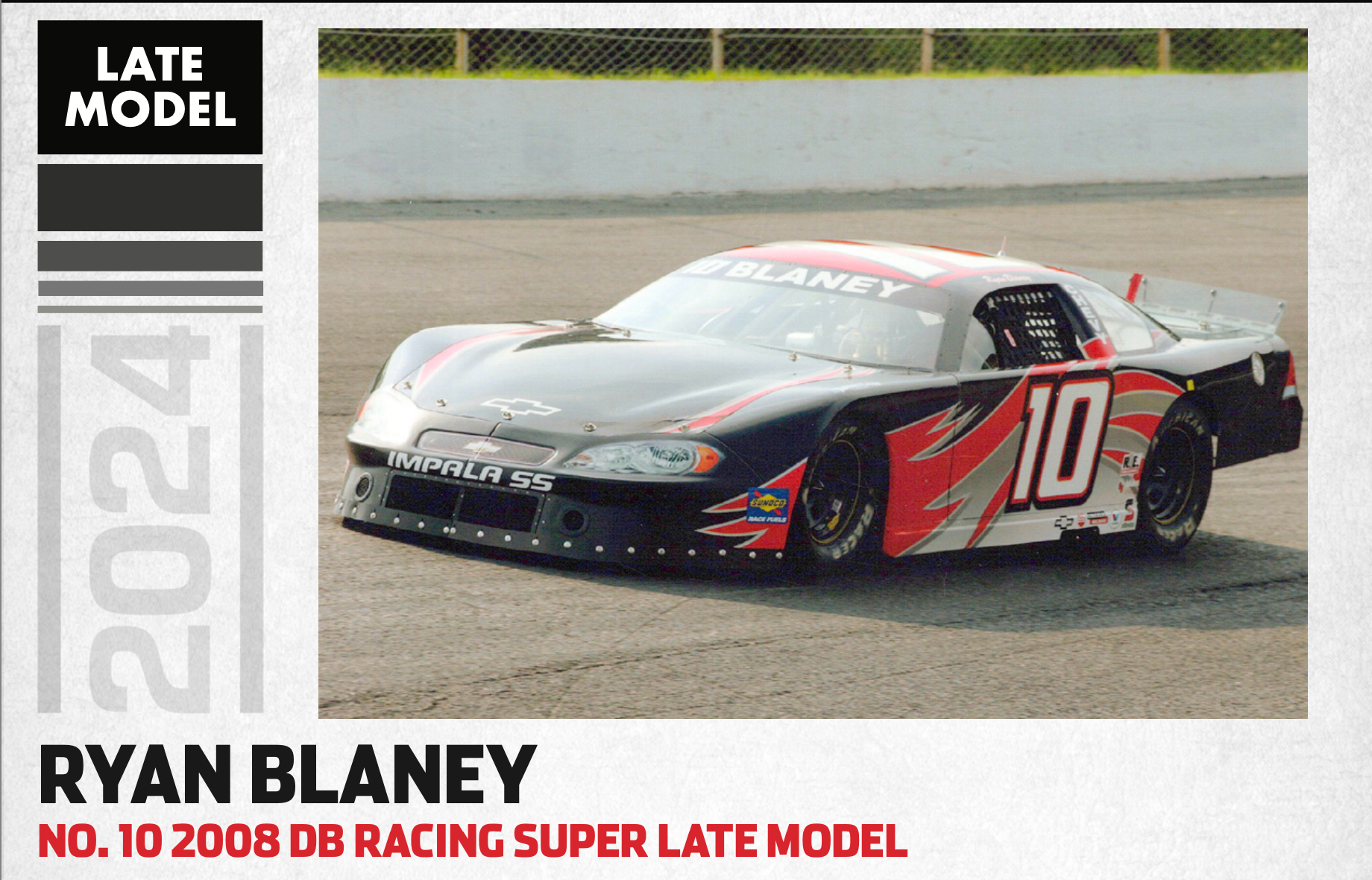 Lionel Racing - Late Model Series - Ryan Blaney -  #10 2008 DB Racing Super Late Model