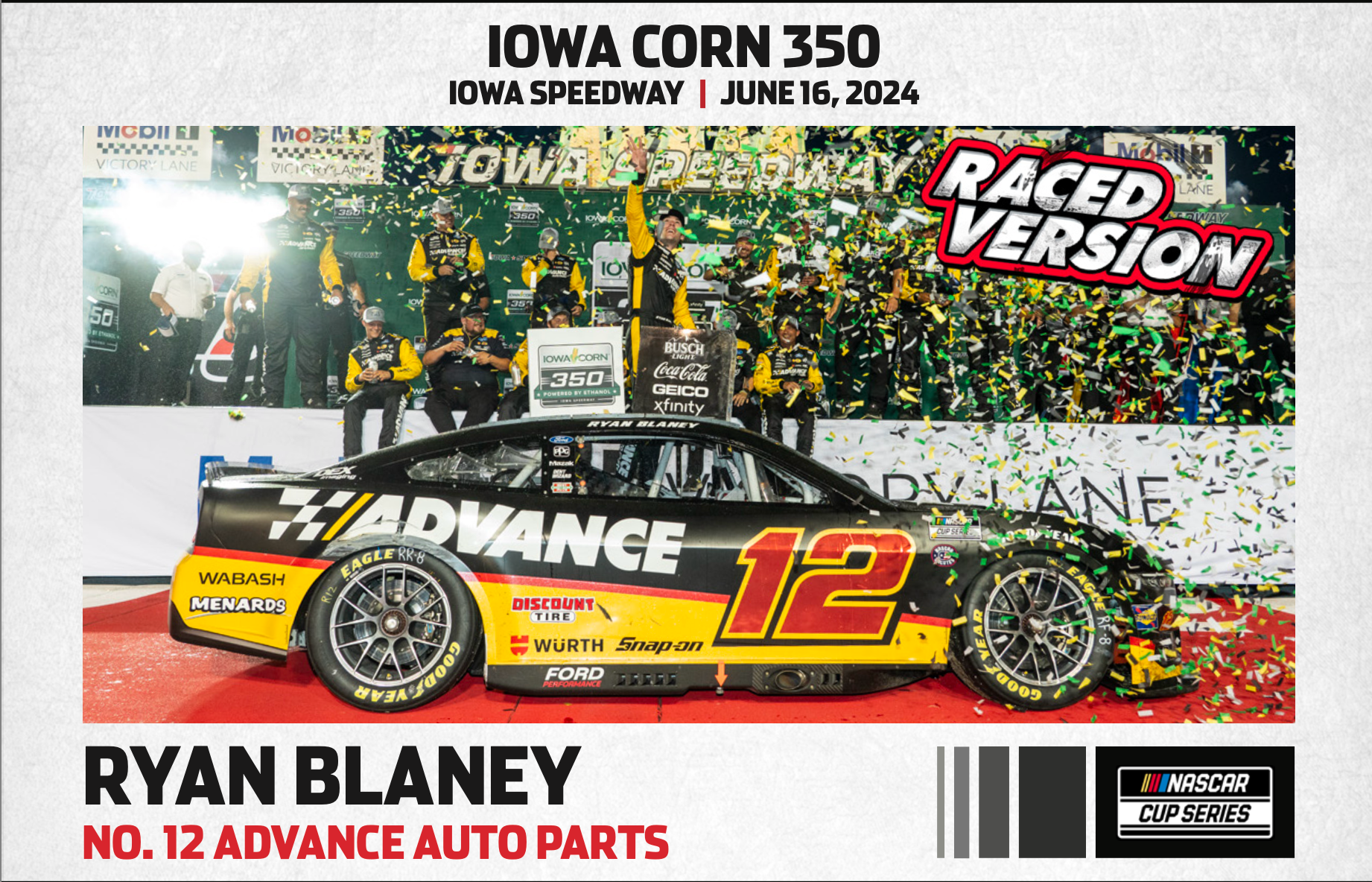 Lionel Racing - NASCAR Cup Series 2024 - Ryan Blaney - #12 Advance Auto Parts