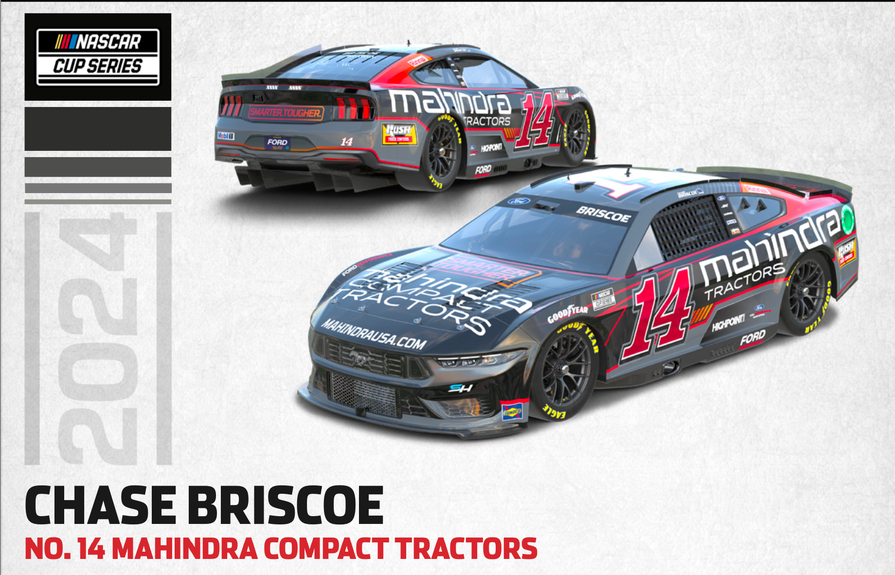 Lionel Racing - NASCAR Cup Series - Chase Briscoe - #14 Mahindra Compact Tractors