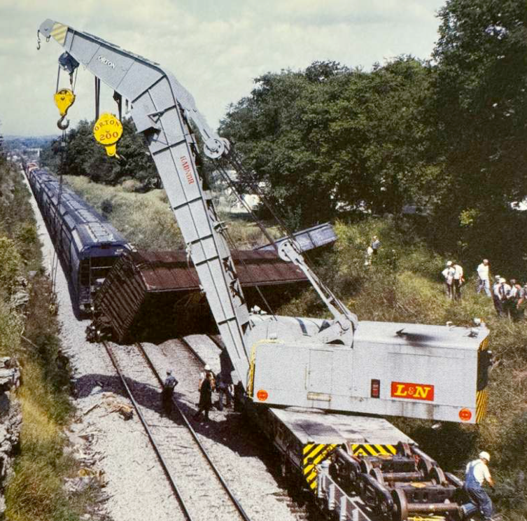 Atlas O 3002388S - Premier - Crane Car “Louisville & Nashville” with matching tender