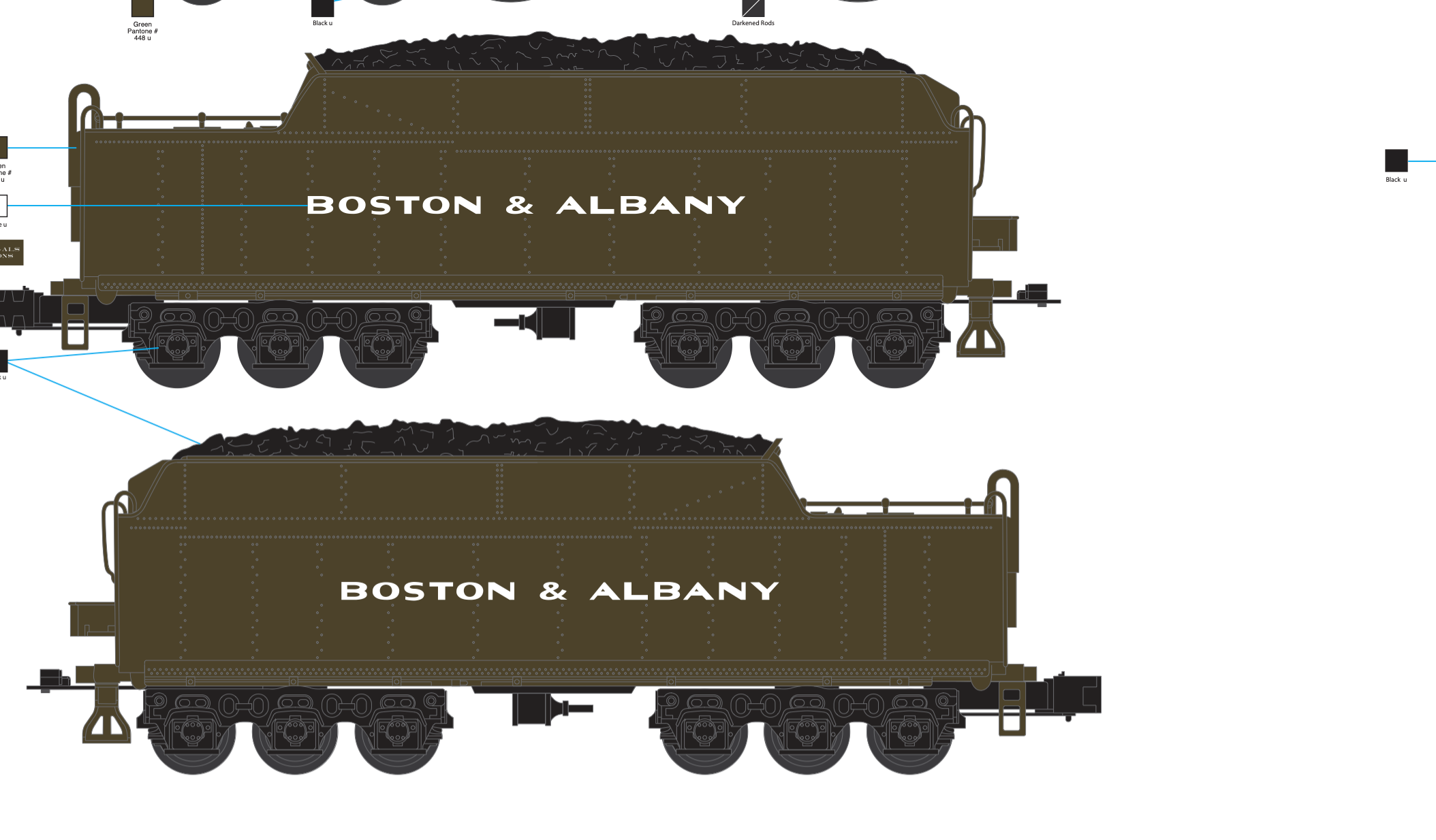 Lionel 2531730 - Vision Line J1e Hudson Steam Locomotive "Boston & Albany" #618 - Custom Run for MrMuffin'sTrains