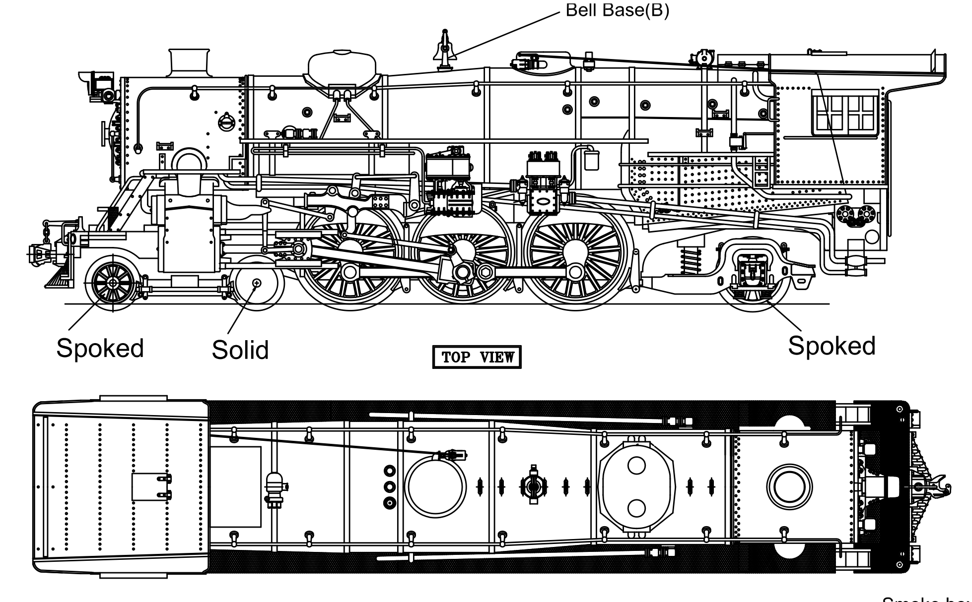 MTH 20-3982-1 - 4-6-2 USRA Heavy Pacific Steam Engine "Blue Mountain & Reading" #425 w/ PS3 - Custom Run for MrMuffin'sTrains