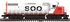 Atlas O 30138398S - Premier - GP38-2 Diesel Locomotive "SOO Line" #4420 - Custom Run for MrMuffin'sTrains